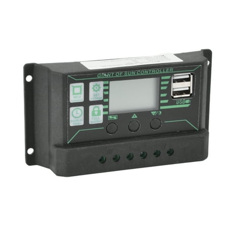 SolarController PhotovoltaicMPPT LCDDisplay PWM Solar Controller DualUSB For SolarPanel 20A
SolarController PhotovoltaicMPPT LCDDisplay PWM Solar Controller DualUSB For SolarPanel 20A