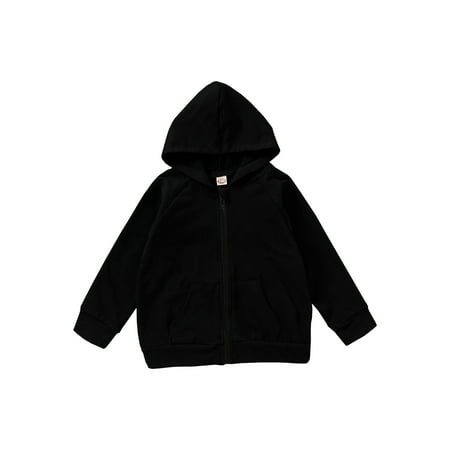 4t Boy Clothes 4-5Y Little Boy Outfits Black Zip Hooded Long Sleeve Jacket Sizes 2Y-7Y
4t Boy Clothes 4-5Y Little Boy Outfits Black Zip Hooded Long Sleeve Jacket Sizes 2Y-7Y