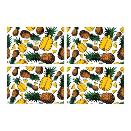 MKHERT Pineapple Watercolor Placemats Table Mats for Dining Room Kitchen Table Decoration 12x18 inch Set of 4
MKHERT Pineapple Watercolor Placemats Table Mats for Dining Room Kitchen Table Decoration 12x18 inch Set of 4