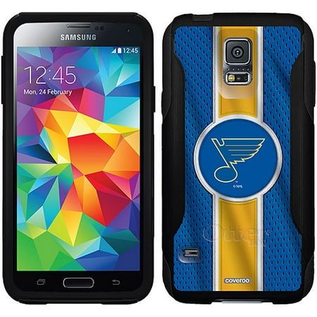 St. Louis Blues Jersey Stripe Design on OtterBox Commuter Series Case for Samsung Galaxy S5