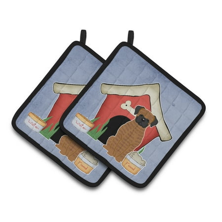 Carolines Treasures BB2871PTHD Dog House Collection Brindle Boxer Pair of Pot Holders 7.5HX7.5W multicolor
Carolines Treasures BB2871PTHD Dog House Collection Brindle Boxer Pair of Pot Holders 7.5HX7.5W multicolor