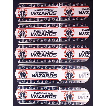 Ceiling Fan Designers 52SET-NBA-WAS 52 in. NBA Washington Wizards Basketball Ceiling Fan Blades
Ceiling Fan Designers 52SET-NBA-WAS 52 in. NBA Washington Wizards Basketball Ceiling Fan Blades