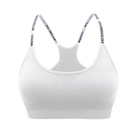 CLZOUD Everyday Bras White Sports Bras - Padded Seamless High Impact Support for Yoga Workout Fitness L
CLZOUD Everyday Bras White Sports Bras - Padded Seamless High Impact Support for Yoga Workout Fitness L