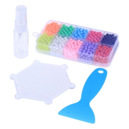 Mist DIY Beads Handmade Beads Puzzle Water Fuse Beads Kit for DIY Craft Art Project (10 Grids)
