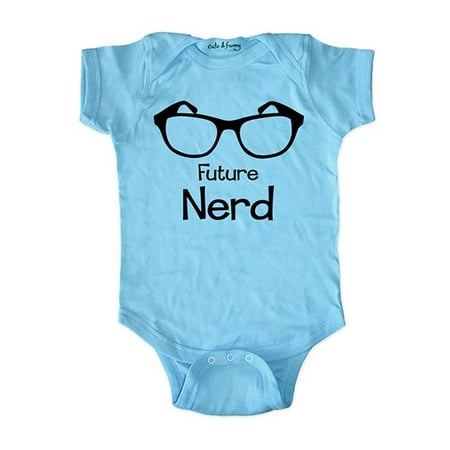 Future nerd with glasses - wallsparks cute & funny Brand - baby one piece bodysuit - Great baby shower gift!
Future nerd with glasses - wallsparks cute & funny Brand - baby one piece bodysuit - Great baby shower gift!