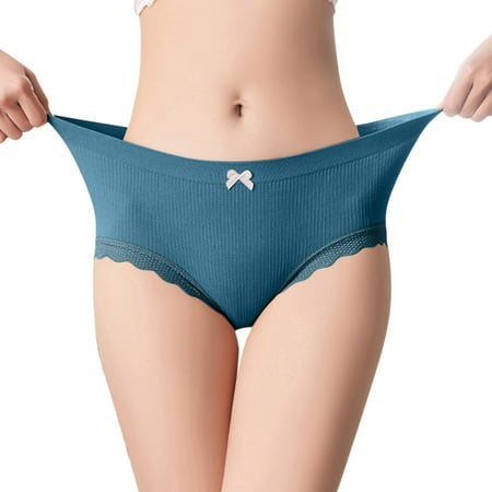 Yuelianxi Women Fashion Lace Panties Mid Waist Seamless Breathable Comfortable Cotton Crotch Briefs
Yuelianxi Women Fashion Lace Panties Mid Waist Seamless Breathable Comfortable Cotton Crotch Briefs