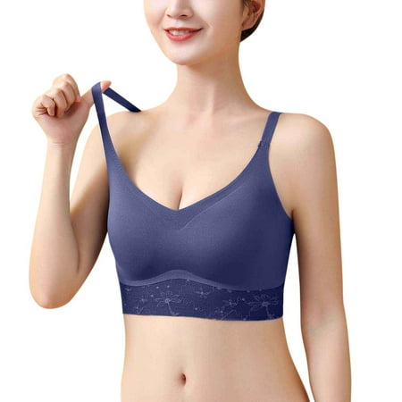Zuwimk Bras For Women Push Up Full Figure Plus Size MagicLift Support Bra Wirefree Blue L
Zuwimk Bras For Women Push Up Full Figure Plus Size MagicLift Support Bra Wirefree Blue L