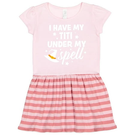 Inktastic I Have My Titi Under My Spell with Cute Witch Hat Gift Toddler Girl Dress
Inktastic I Have My Titi Under My Spell with Cute Witch Hat Gift Toddler Girl Dress