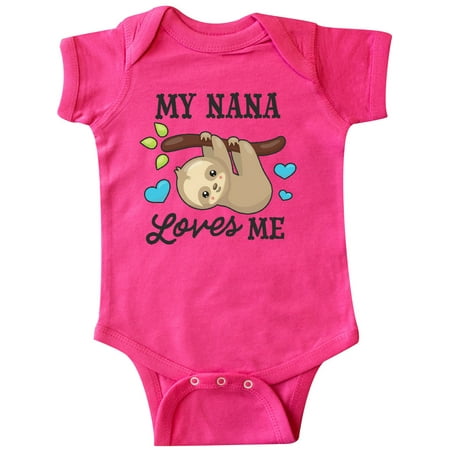 Inktastic My Nana Loves Me with Sloth and Hearts Gift Baby Boy or Baby Girl Bodysuit
Inktastic My Nana Loves Me with Sloth and Hearts Gift Baby Boy or Baby Girl Bodysuit