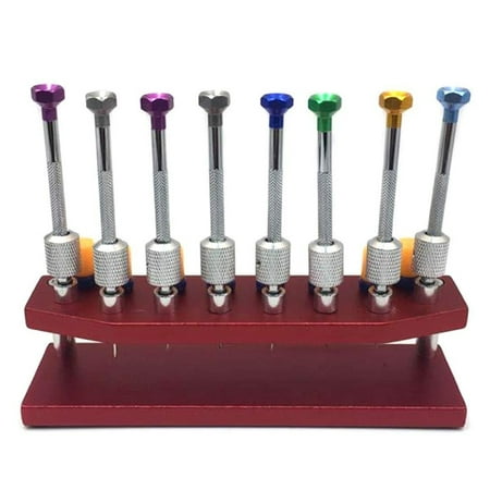 Watchmakers Screwdrivers Set 8 Pieces Watch Repair Tool Precision Screwdriver with Red Metal Holder Watch Repair Tool
Watchmakers Screwdrivers Set 8 Pieces Watch Repair Tool Precision Screwdriver with Red Metal Holder Watch Repair Tool