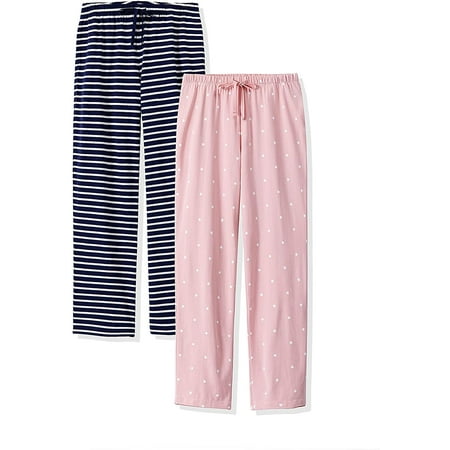 Pajama Pants for Women Lounge Pant Cotton Pajama Pant Pajama Bottoms Sleepwear Pack of 2 S~XL