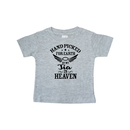 Inktastic Handpicked for Earth By My Tia in Heaven with Angel WIngs Gift Baby Boy or Baby Girl T-Shirt
Inktastic Handpicked for Earth By My Tia in Heaven with Angel WIngs Gift Baby Boy or Baby Girl T-Shirt