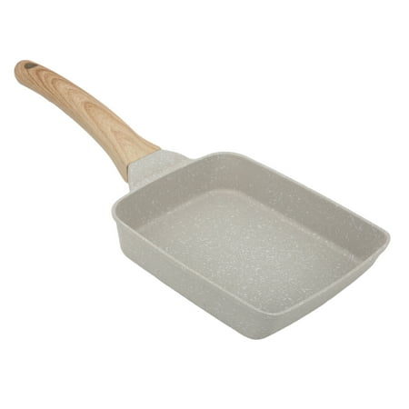 Breakfast Flat Pan Aluminum Alloy and Phenolic Plastic Non Stick Rectangle Tamagoyaki Frying Pan for Home Steak Beige
Breakfast Flat Pan Aluminum Alloy and Phenolic Plastic Non Stick Rectangle Tamagoyaki Frying Pan for Home Steak Beige