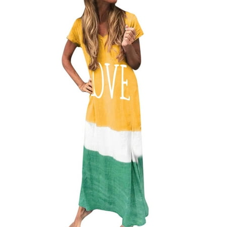 Avamo Women Nightgowns Pajama Long Dresses Summer Casual Short Sleeve Shirts Dress Sleepwear Nightdress Maxi Dress
Avamo Women Nightgowns Pajama Long Dresses Summer Casual Short Sleeve Shirts Dress Sleepwear Nightdress Maxi Dress