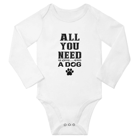 All You Need Is Love And A Dog Cute Baby Long Sleeve Bodysuit for Boy Girl (White 6M)
All You Need Is Love And A Dog Cute Baby Long Sleeve Bodysuit for Boy Girl (White 6M)