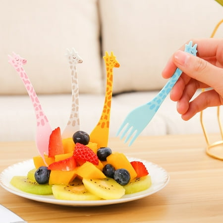 Riguas 12Pcs/Set Fruit Forks Compact Reusable Giraffe Shape Easy Clean Cartoon Salad Food Cake Forks Kitchen Supplies
Riguas 12Pcs/Set Fruit Forks Compact Reusable Giraffe Shape Easy Clean Cartoon Salad Food Cake Forks Kitchen Supplies