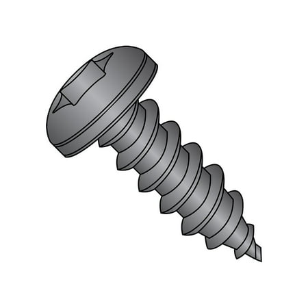Steel Sheet Metal Screw Black Zinc Plated Finish Pan Head Star Drive Type AB #8-18 Thread Size 1/2 Length (Pack of 100)
Steel Sheet Metal Screw Black Zinc Plated Finish Pan Head Star Drive Type AB #8-18 Thread Size 1/2 Length (Pack of 100)