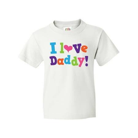 Inktastic I Love Daddy Girls Youth T-Shirt