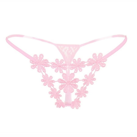 Crotchless Lingerie For Women Seamless Underwear Women Sexy Lace Thongs Panties Ladies Underpants