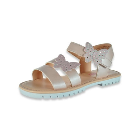 Rachel Shoes Girls Lilstacy Butterfly Strap Shoes - pink 9 toddler