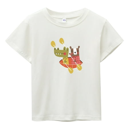 Ketyyh-chn99 Summer Boys Clothes Toddler Boys Short Sleeve Graphic T-Shirt Tops White 120
Ketyyh-chn99 Summer Boys Clothes Toddler Boys Short Sleeve Graphic T-Shirt Tops White 120
