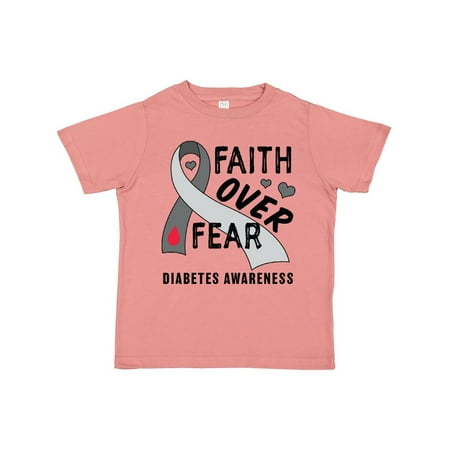 Inktastic Diabetes Awareness Faith over Fear Gift Toddler Boy or Toddler Girl T-Shirt
Inktastic Diabetes Awareness Faith over Fear Gift Toddler Boy or Toddler Girl T-Shirt