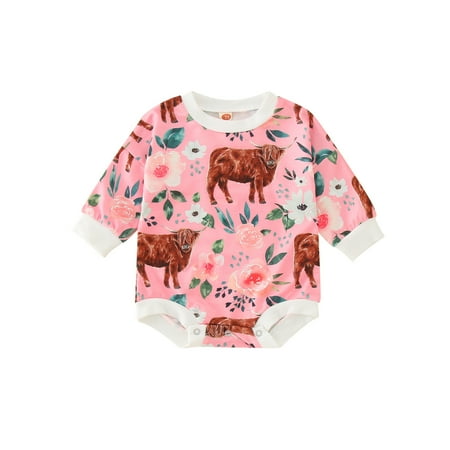 Jdefeg Bodysuit Long Babys Boys Girls Winter Long Sleeve Romper Bodysuit Clothes Cow Flower Prints Big Girls Bodysuit Baby Winter Clothes Cotton Blend Pink 80
Jdefeg Bodysuit Long Babys Boys Girls Winter Long Sleeve Romper Bodysuit Clothes Cow Flower Prints Big Girls Bodysuit Baby Winter Clothes Cotton Blend Pink 80
