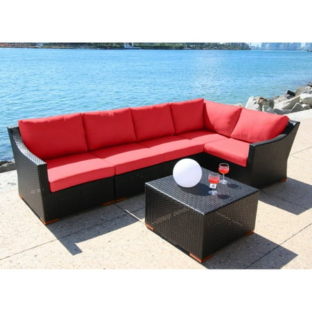 Bellini Home and Garden Cava 6-Piece Conversation Sectional Seating Set