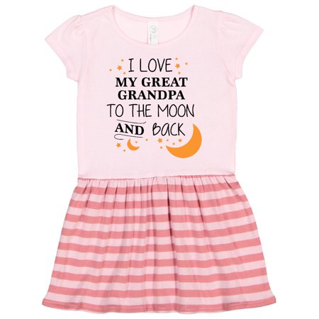 Inktastic I Love My Great Grandpa To The Moon and Back Gift Toddler Girl Dress
Inktastic I Love My Great Grandpa To The Moon and Back Gift Toddler Girl Dress