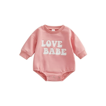 jaweiwi Toddler Baby Sweatshirt Rompers Letter Print Casual Crew Neck Long Sleeve Jumpsuit for Newborn Girl Boy 0-12M
jaweiwi Toddler Baby Sweatshirt Rompers Letter Print Casual Crew Neck Long Sleeve Jumpsuit for Newborn Girl Boy 0-12M