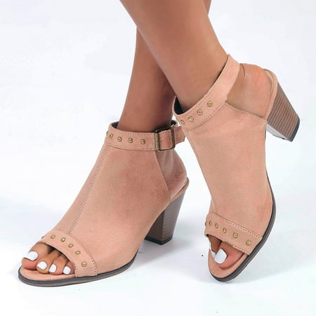 Aayomet Sandals for Women Casual Summer Summer Women Flock Solid Color Buckle Strap Casual Breathable Fish Mouth Square Heels Pink 7
Aayomet Sandals for Women Casual Summer Summer Women Flock Solid Color Buckle Strap Casual Breathable Fish Mouth Square Heels Pink 7