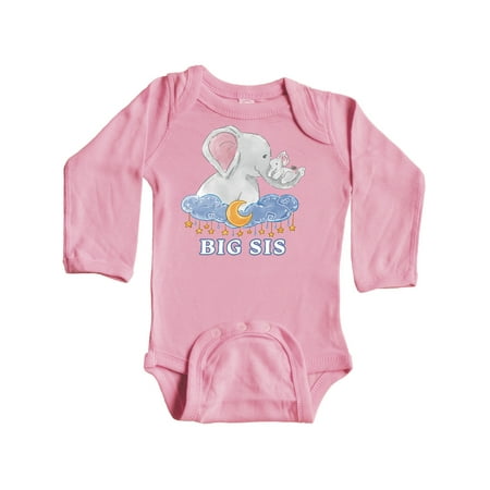 Inktastic Big Sis Cute Elephants with Moon and Stars Gift Baby Girl Long Sleeve Bodysuit
Inktastic Big Sis Cute Elephants with Moon and Stars Gift Baby Girl Long Sleeve Bodysuit