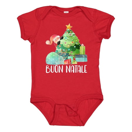 Inktastic Buon Natale Cute Santa and Christmas Tree Gift Baby Boy or Baby Girl Bodysuit
Inktastic Buon Natale Cute Santa and Christmas Tree Gift Baby Boy or Baby Girl Bodysuit