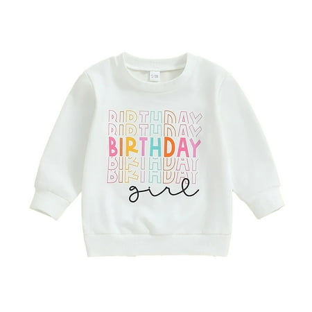 Otqutp Baby Round Neck Round Neck Children s Hoodie Birthday Letter Printed Round Neck Long Sleeve Girls Sweatshirt Pullover Tops Fall Winter Clothes (White 3-4 Years)
Otqutp Baby Round Neck Round Neck Children s Hoodie Birthday Letter Printed Round Neck Long Sleeve Girls Sweatshirt Pullover Tops Fall Winter Clothes (White 3-4 Years)