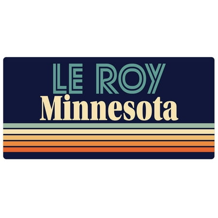 Le Roy Minnesota 5 x 2.5-Inch Fridge Magnet Retro Design