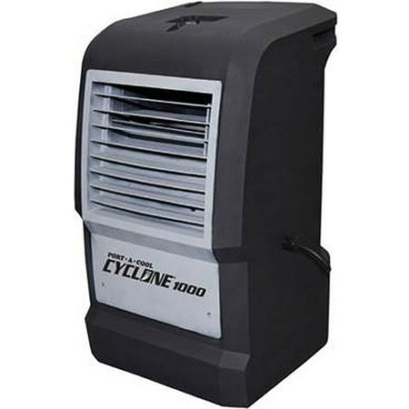 Port-A-Cool Cyclone 1000 Portable Evaporative Cooling Unit, Black