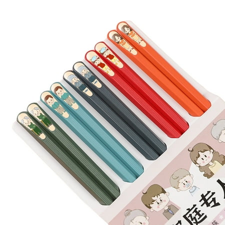 ZEAVAN Food Stick 5 Pair Convenient Anti-slip Creative Cartoon Doll Print Chinese Chopsticks
ZEAVAN Food Stick 5 Pair Convenient Anti-slip Creative Cartoon Doll Print Chinese Chopsticks