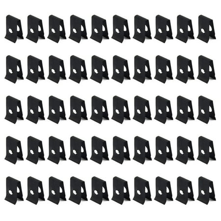 50Pcs Metal Car Speed Fastener U-Nuts Self Tapping Screw Spire Clip Spring Plate