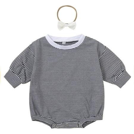 U·nikaka Newborn Baby Girl Clothes Sweatshirt Rompers Long Sleeve Bodysuit Oversized With Headband Outfits 2PCS
U·nikaka Newborn Baby Girl Clothes Sweatshirt Rompers Long Sleeve Bodysuit Oversized With Headband Outfits 2PCS