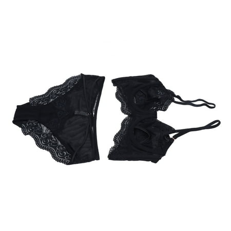 Women Lace Lingerie Set Lady Fashionable Soft Breathable Panty Set For Home Bedroom Lingerie Party Black 70B
Women Lace Lingerie Set Lady Fashionable Soft Breathable Panty Set For Home Bedroom Lingerie Party Black 70B