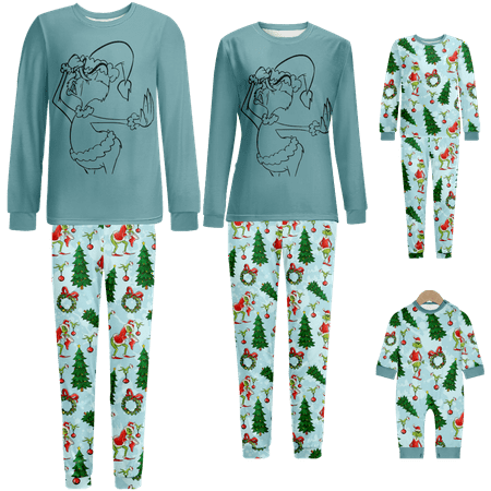 Family Matching Christmas Pajamas Set Cartoon Monster Print Baby-Kids-Adult-Pet Size 2 Pieces Top and Pants Bodysuits Pajamas Set
Family Matching Christmas Pajamas Set Cartoon Monster Print Baby-Kids-Adult-Pet Size 2 Pieces Top and Pants Bodysuits Pajamas Set