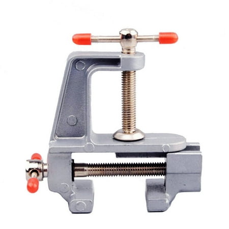 

NEW SALE!Mini Bench Vise Table Screw Vise Aluminium Alloy Table Bench Clamp Vise For DIY Craft Mold Fixed Repair Tool