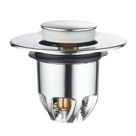 Bathroom Sink Stopper Stainless Push-Type Bounce Core Steel Pop-Up Drain Filter 
Bathroom Sink Stopper Stainless Push-Type Bounce Core Steel Pop-Up Drain Filter