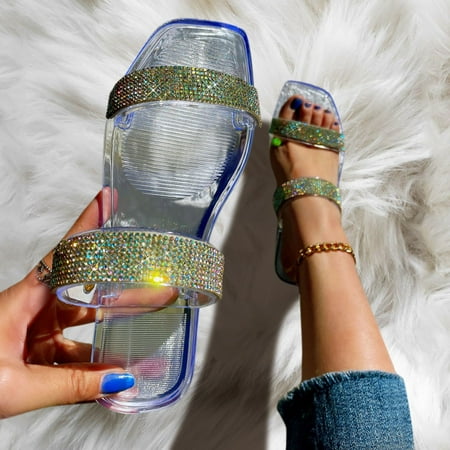 uikmnh Slippers for Women Spring And Summer Women Slippers Flat Bottom Rhinestone Sequins Large Size Beach Shoes Clear 7.5
uikmnh Slippers for Women Spring And Summer Women Slippers Flat Bottom Rhinestone Sequins Large Size Beach Shoes Clear 7.5