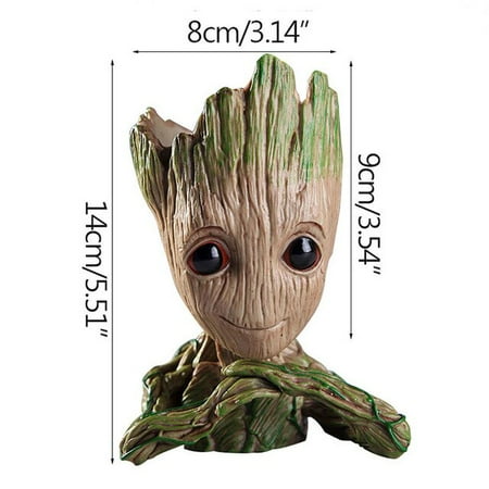 Groot Creative Home Decor Flower Pot Pen Holder Flower Pot Cute Wooden Toy Flower Pot Household Gardening Supplies
Groot Creative Home Decor Flower Pot Pen Holder Flower Pot Cute Wooden Toy Flower Pot Household Gardening Supplies