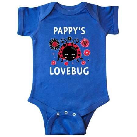 Inktastic Valentine s Day Pappy s Lovebug Gift Baby Boy or Baby Girl Bodysuit