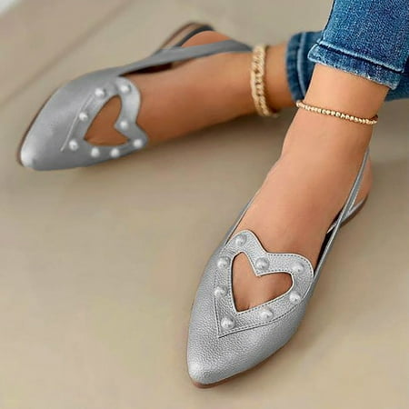 Women Casual Love Pearl Elastic Band Flat Pointed Toe Sandals Single Shoes Note Please Buy One Or Two Sizes Larger
Women Casual Love Pearl Elastic Band Flat Pointed Toe Sandals Single Shoes Note Please Buy One Or Two Sizes Larger