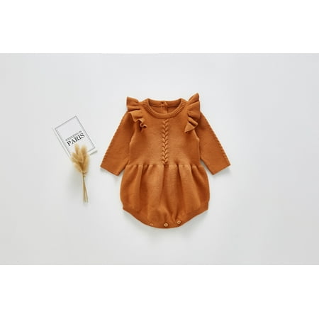 0-3Years Infant Toddler Baby Girl Warm Bodysuit Long Sleeve Knitting Solid Soft Jumpsuit Girl Autumn Clothes
0-3Years Infant Toddler Baby Girl Warm Bodysuit Long Sleeve Knitting Solid Soft Jumpsuit Girl Autumn Clothes
