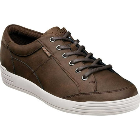 Men s Nunn Bush Kore City Walk Lace To Toe Oxford Brown Faux Leather 10 W