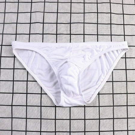 Men Sexy Modal Underwear Low-Rise Briefs Breathable Pouch Trunks Underpants